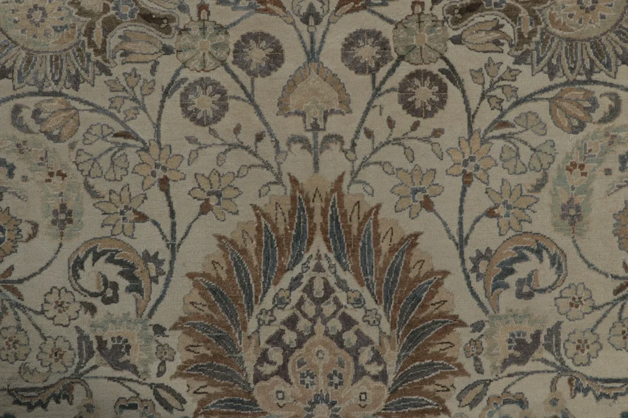 Oversized Antique Persian Mashad Rug