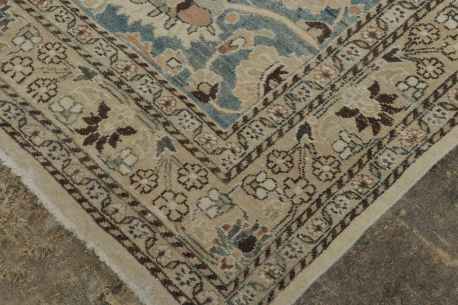 Oversized Antique Persian Mashad Rug
