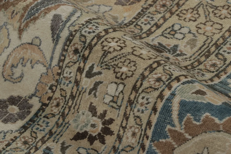 Oversized Antique Persian Mashad Rug