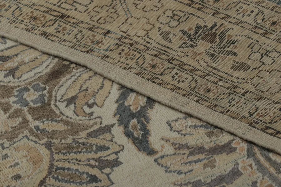 Oversized Antique Persian Mashad Rug