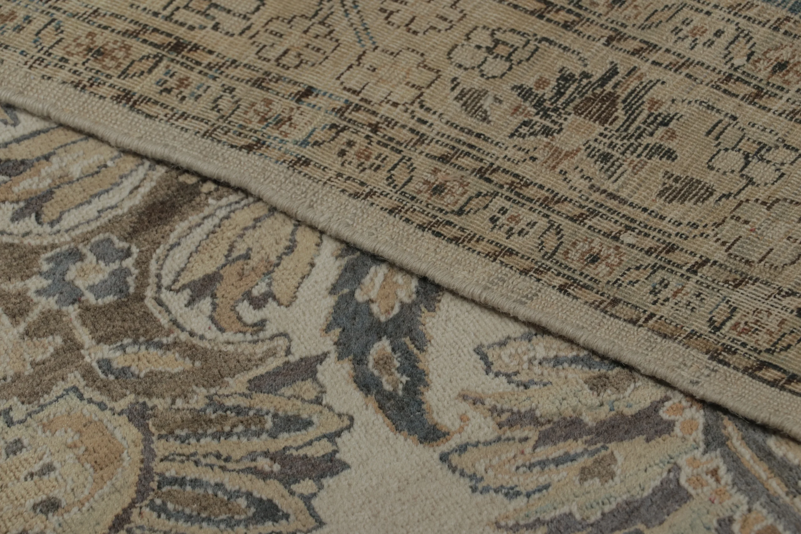Oversized Antique Persian Mashad Rug