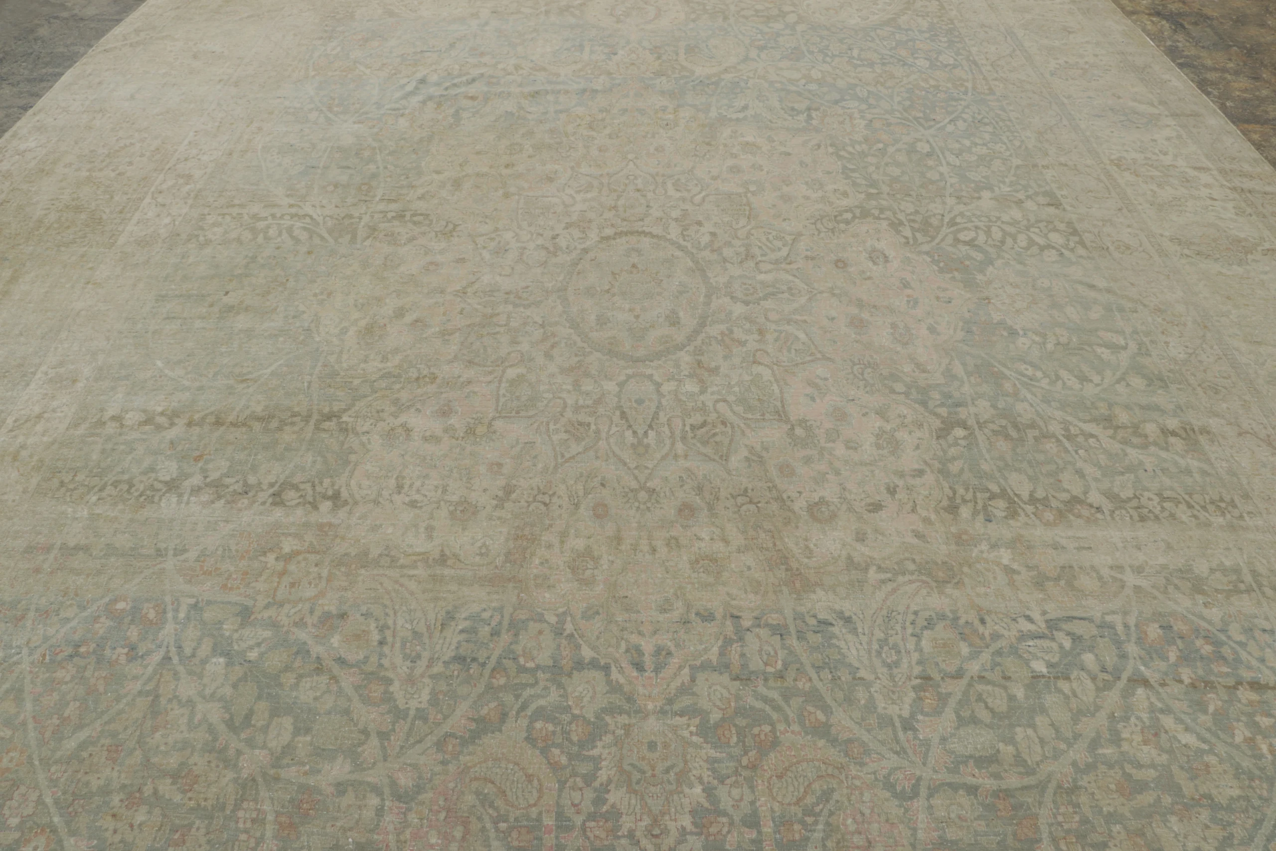 Oversized Antique Persian Tabriz Rug