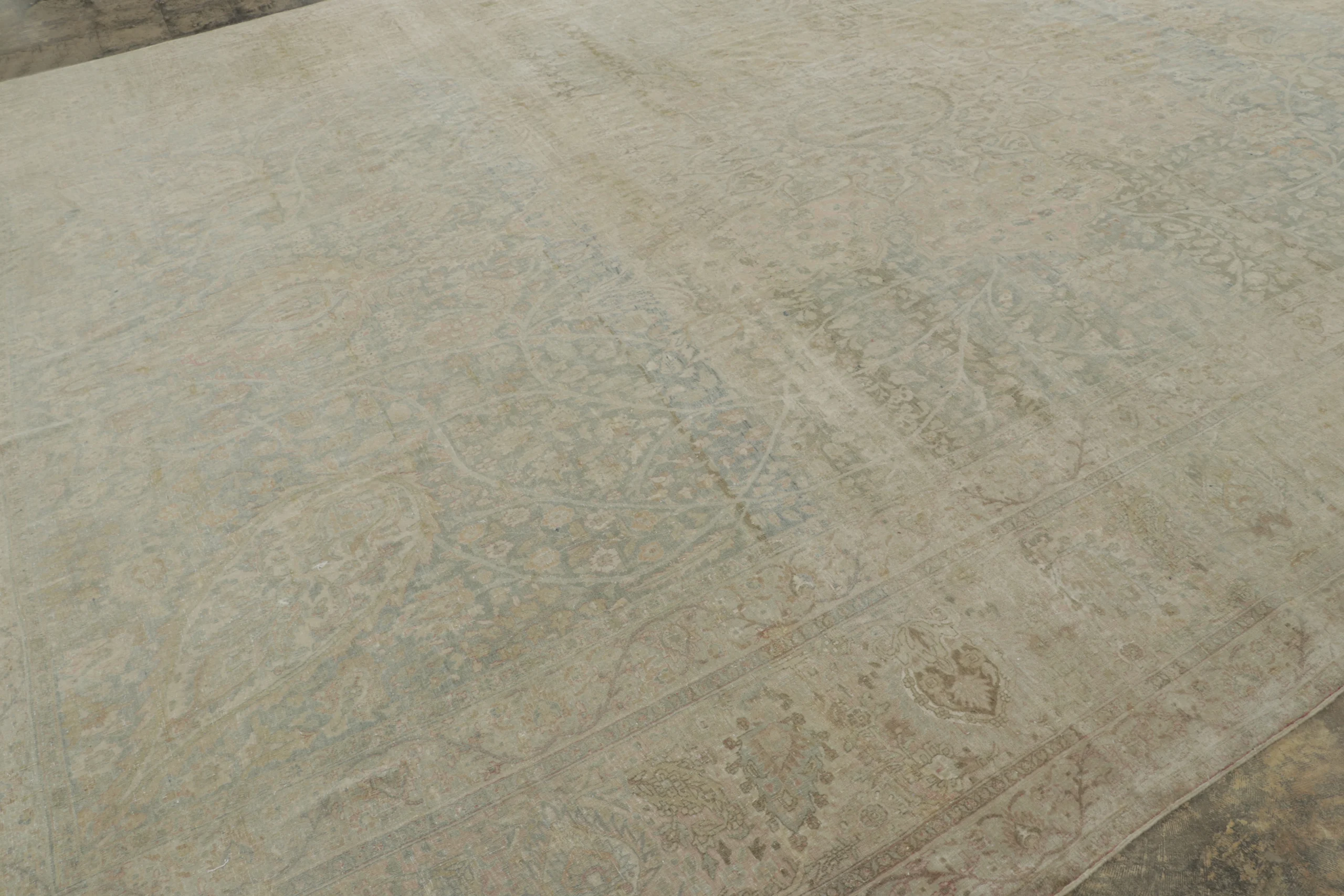 Oversized Antique Persian Tabriz Rug