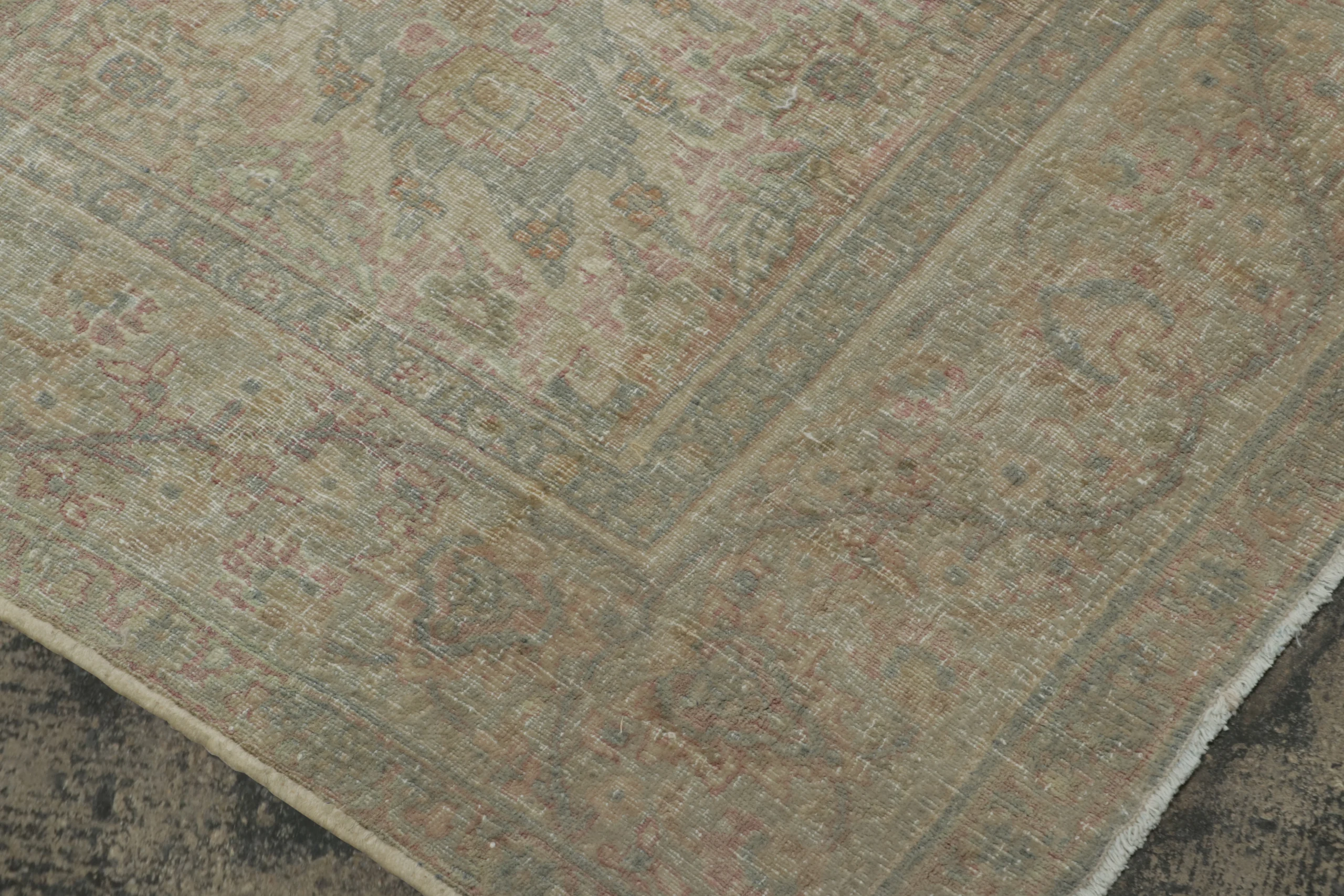 Oversized Antique Persian Tabriz Rug