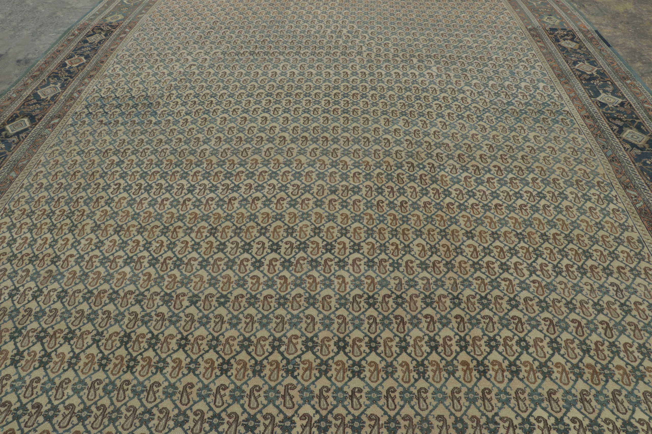 Oversized Antique Persian Bibikabad Rug