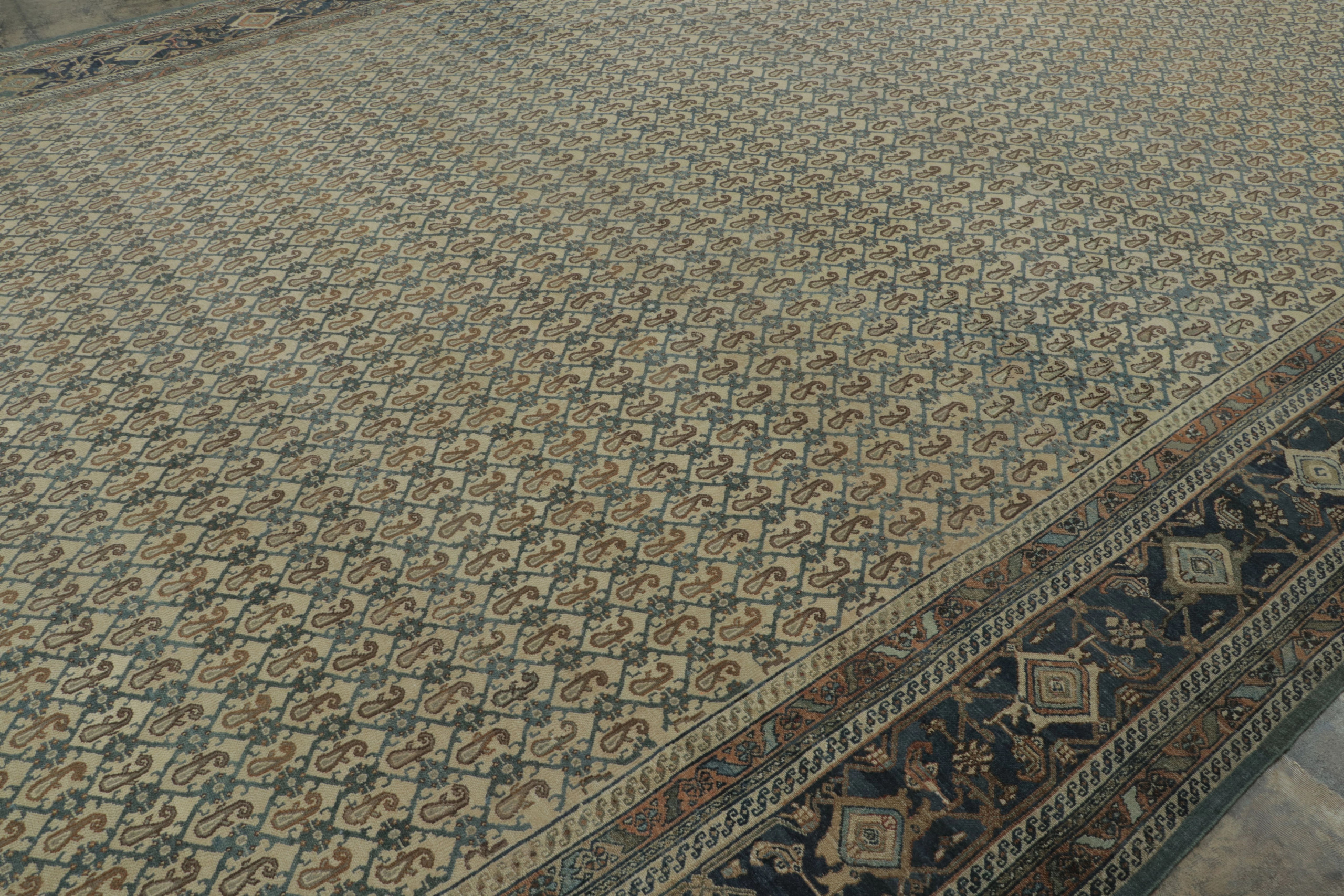 Oversized Antique Persian Bibikabad Rug