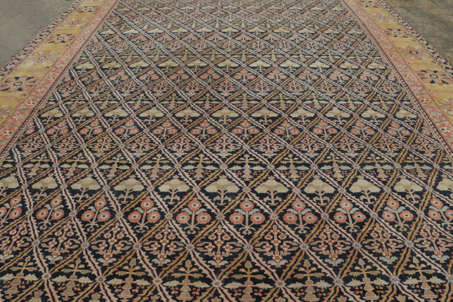 Oversized Vintage Joshagan Persian Rug