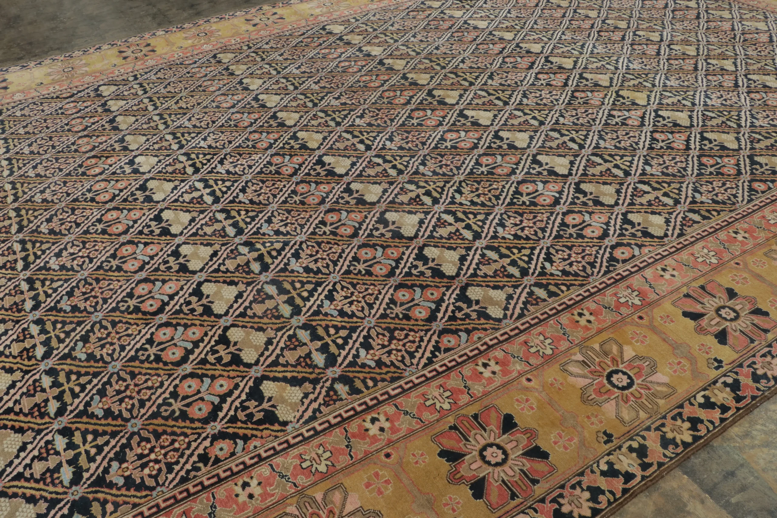 Oversized Vintage Joshagan Persian Rug