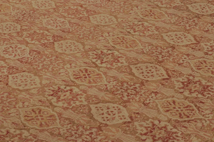 Oversized Antique Agra Floral Rug