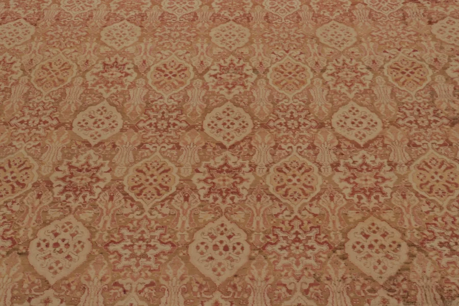 Oversized Antique Agra Floral Rug