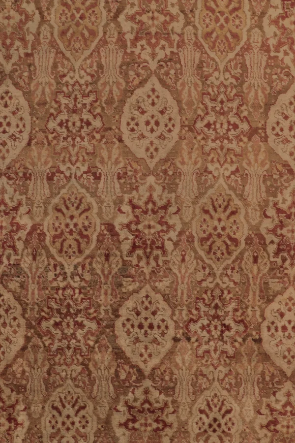 Oversized Antique Agra Floral Rug