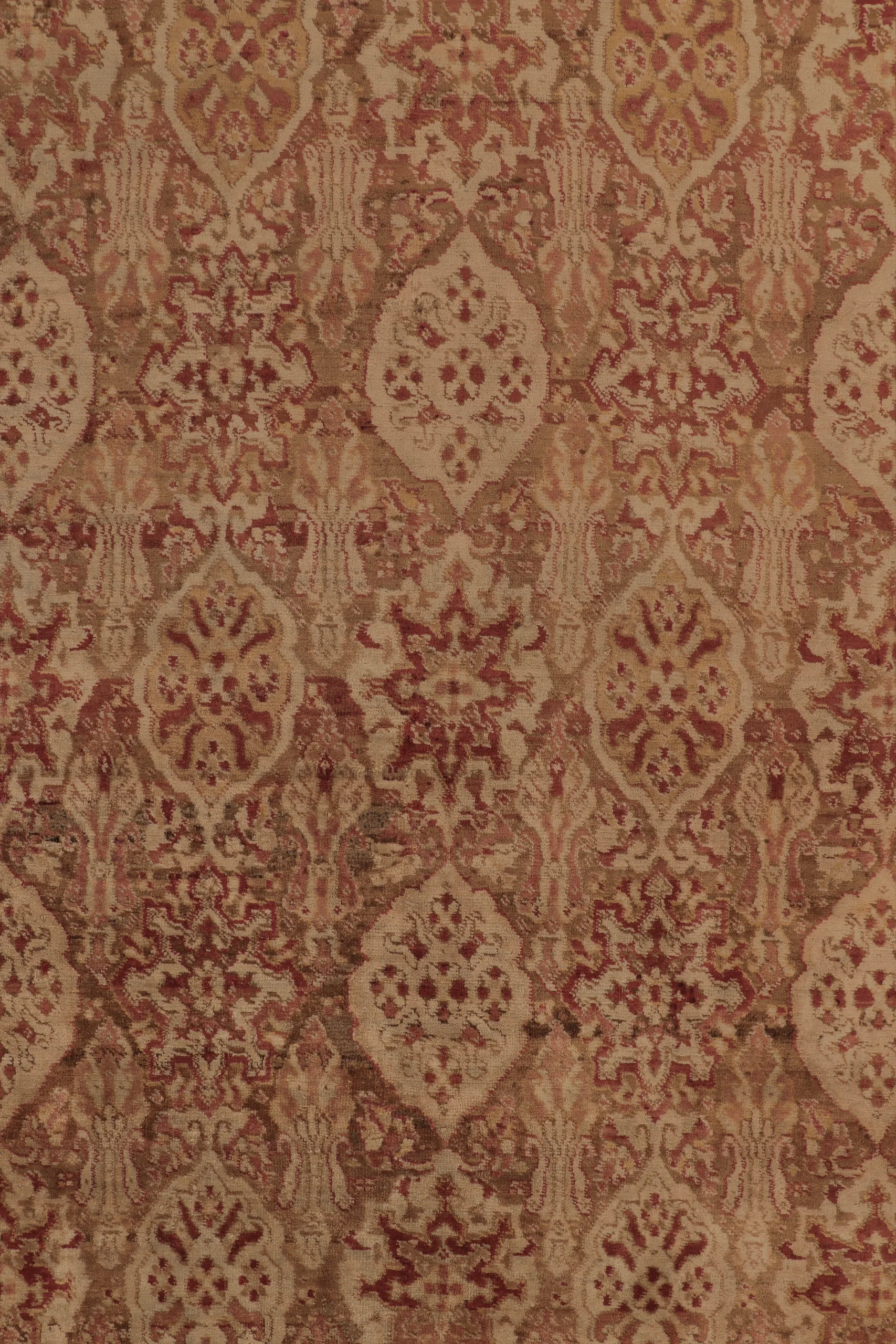 Oversized Antique Agra Floral Rug