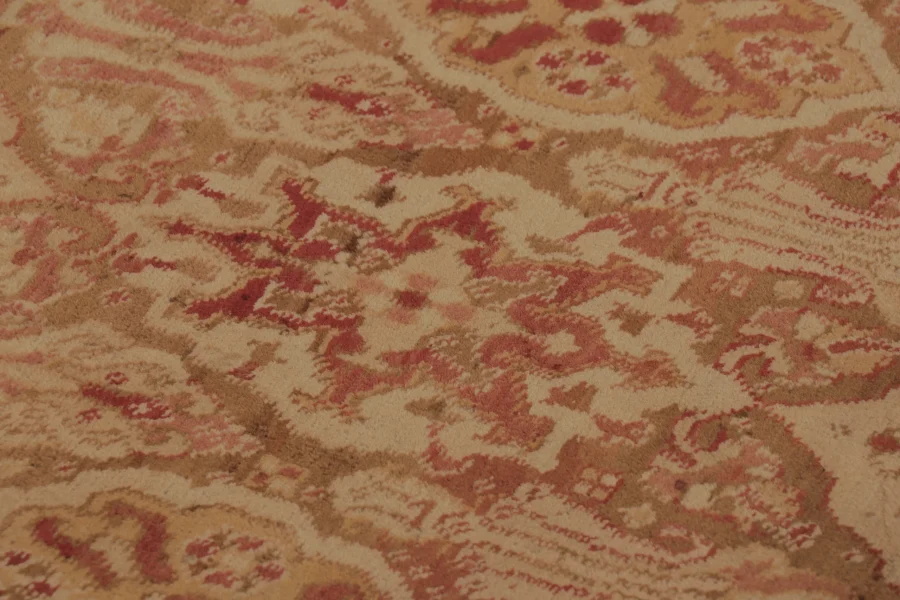 Oversized Antique Agra Floral Rug