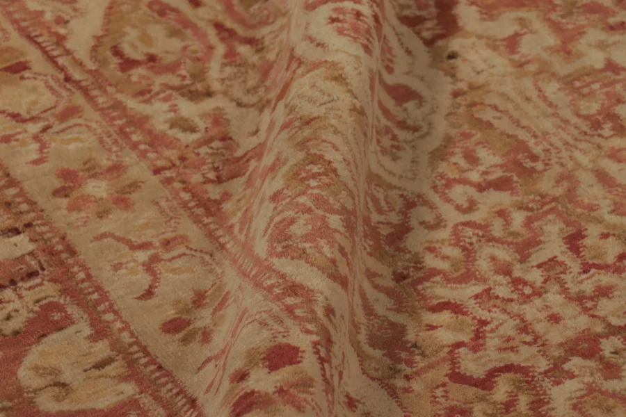 Oversized Antique Agra Floral Rug