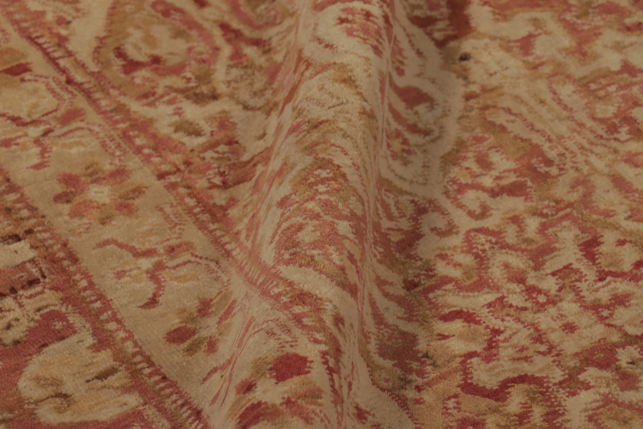 Oversized Antique Agra Floral Rug