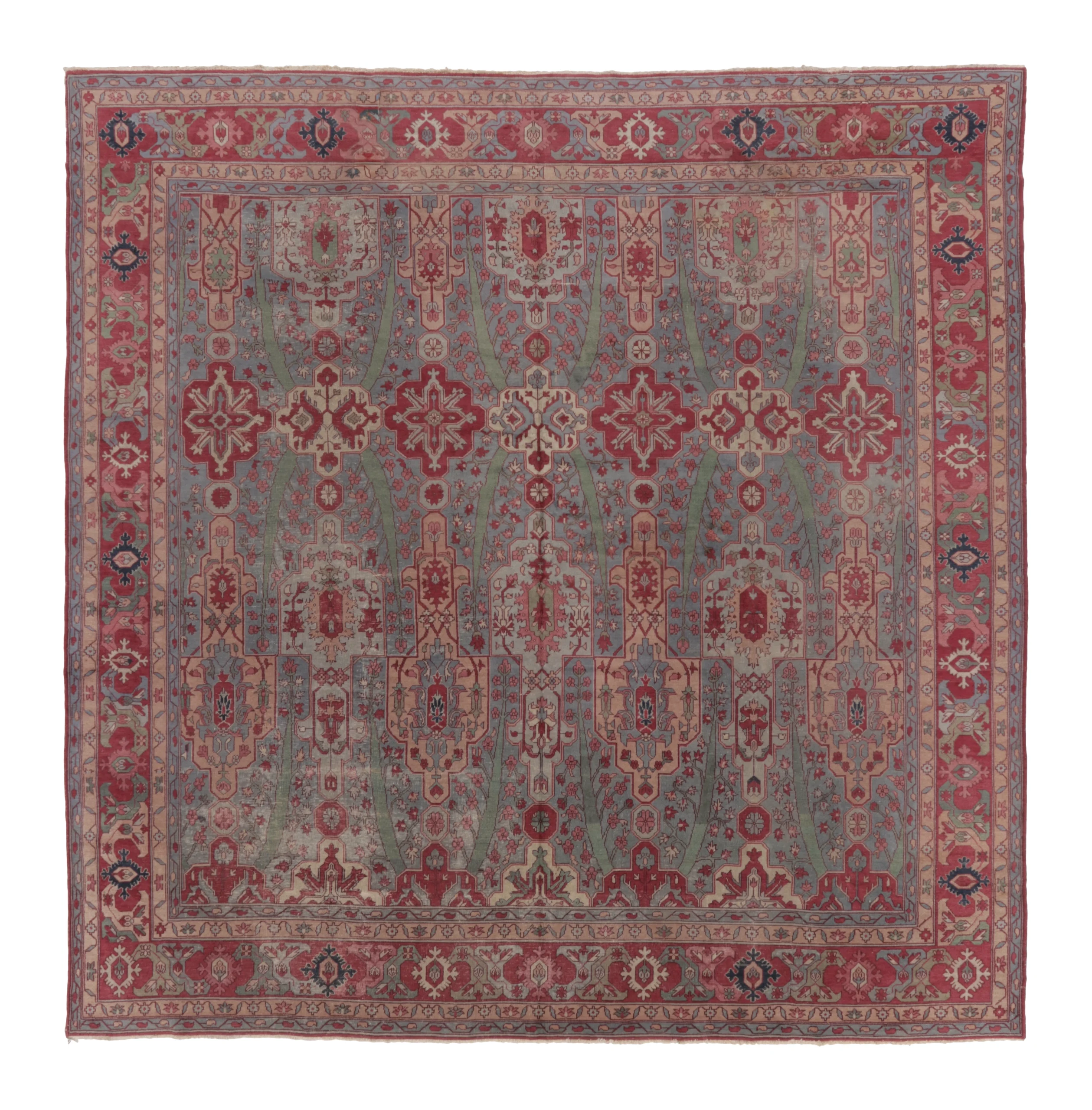 Antique Turkish Ghiordes Rug