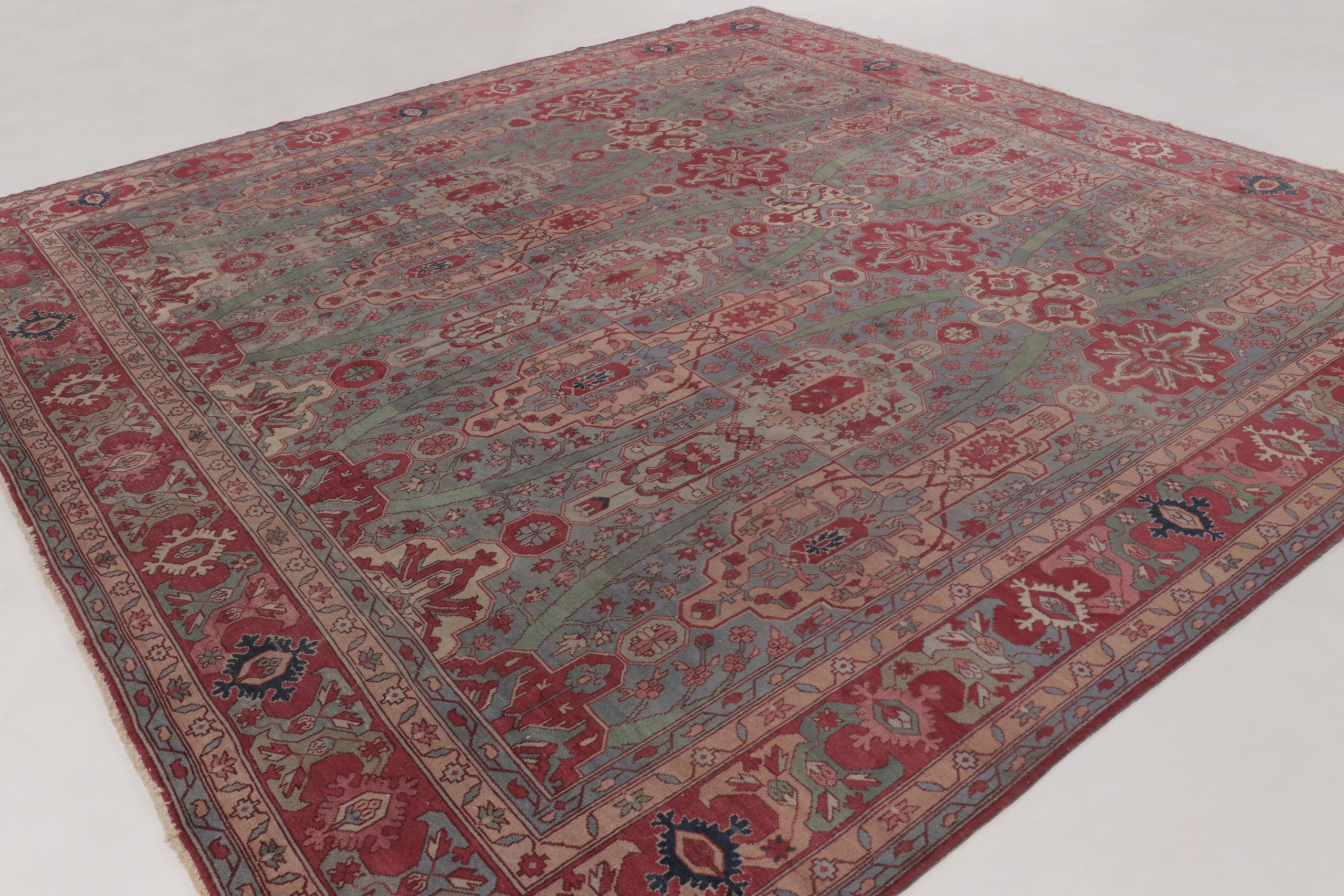 Antique Turkish Ghiordes Rug