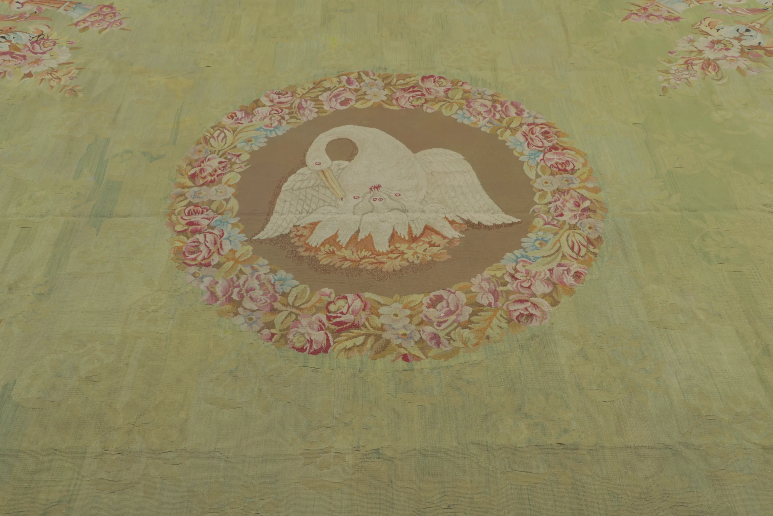Antique French Aubusson Rug