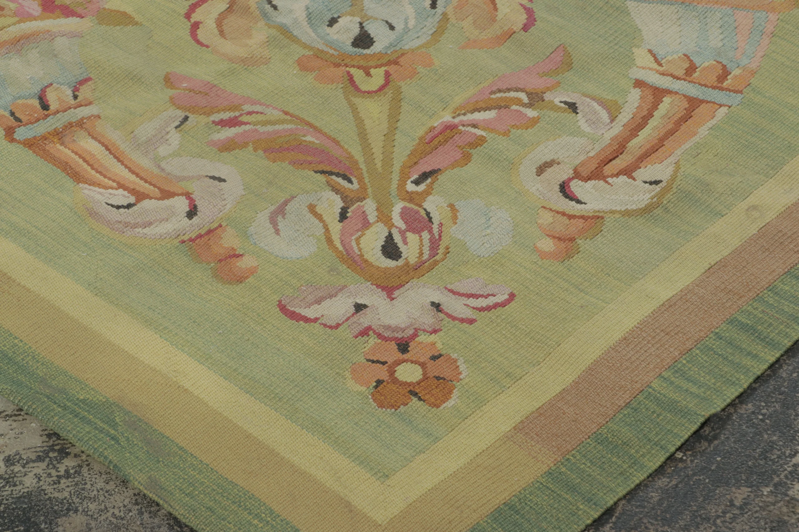 Antique French Aubusson Rug