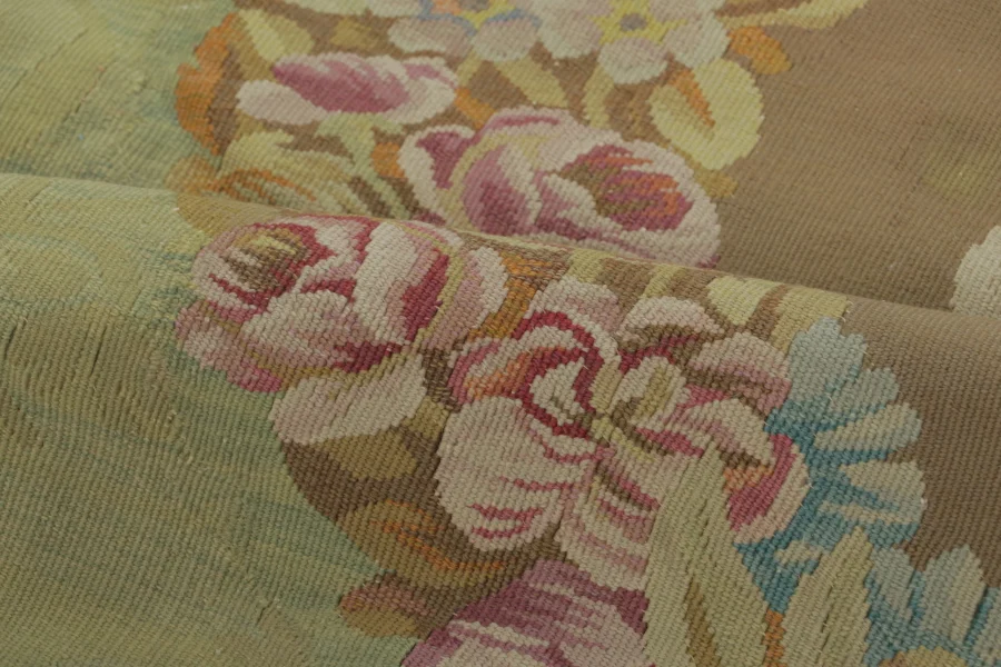 Antique French Aubusson Rug