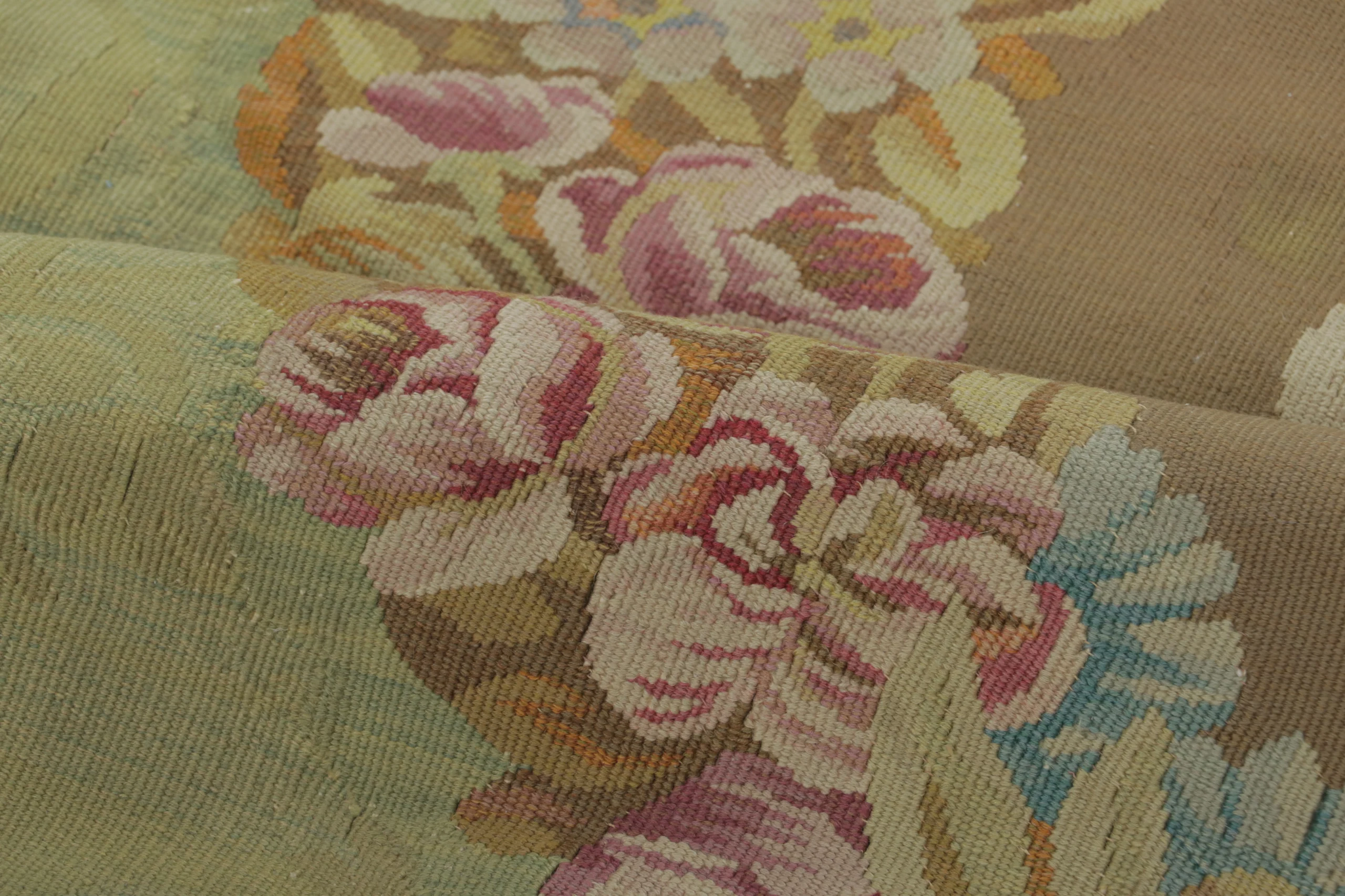 Antique French Aubusson Rug
