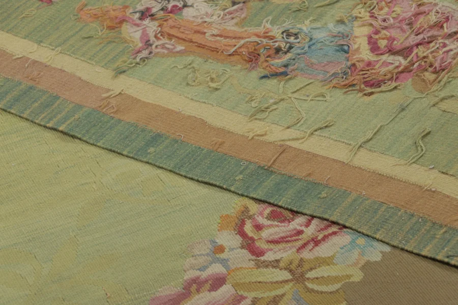 Antique French Aubusson Rug