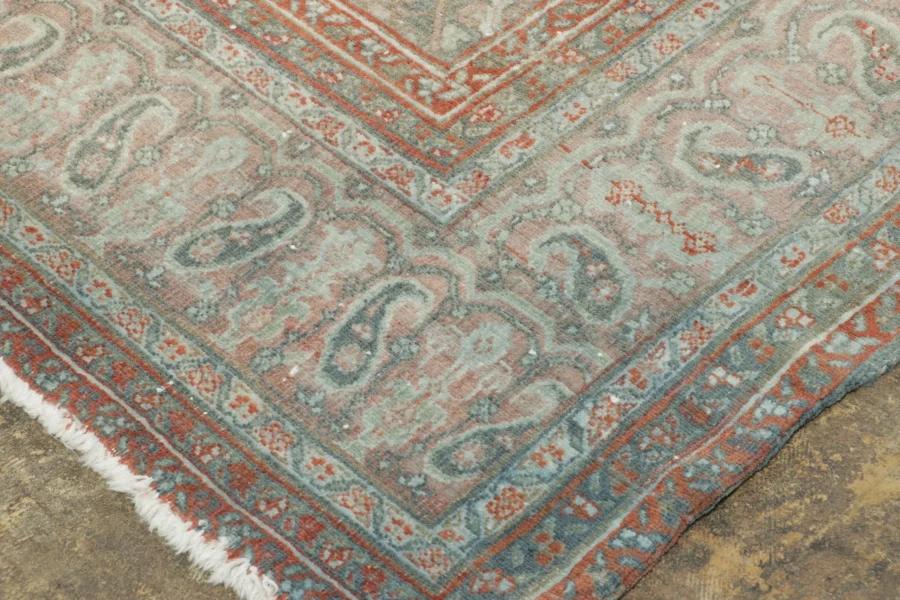 Oversized Antique Persian Mashad Rug