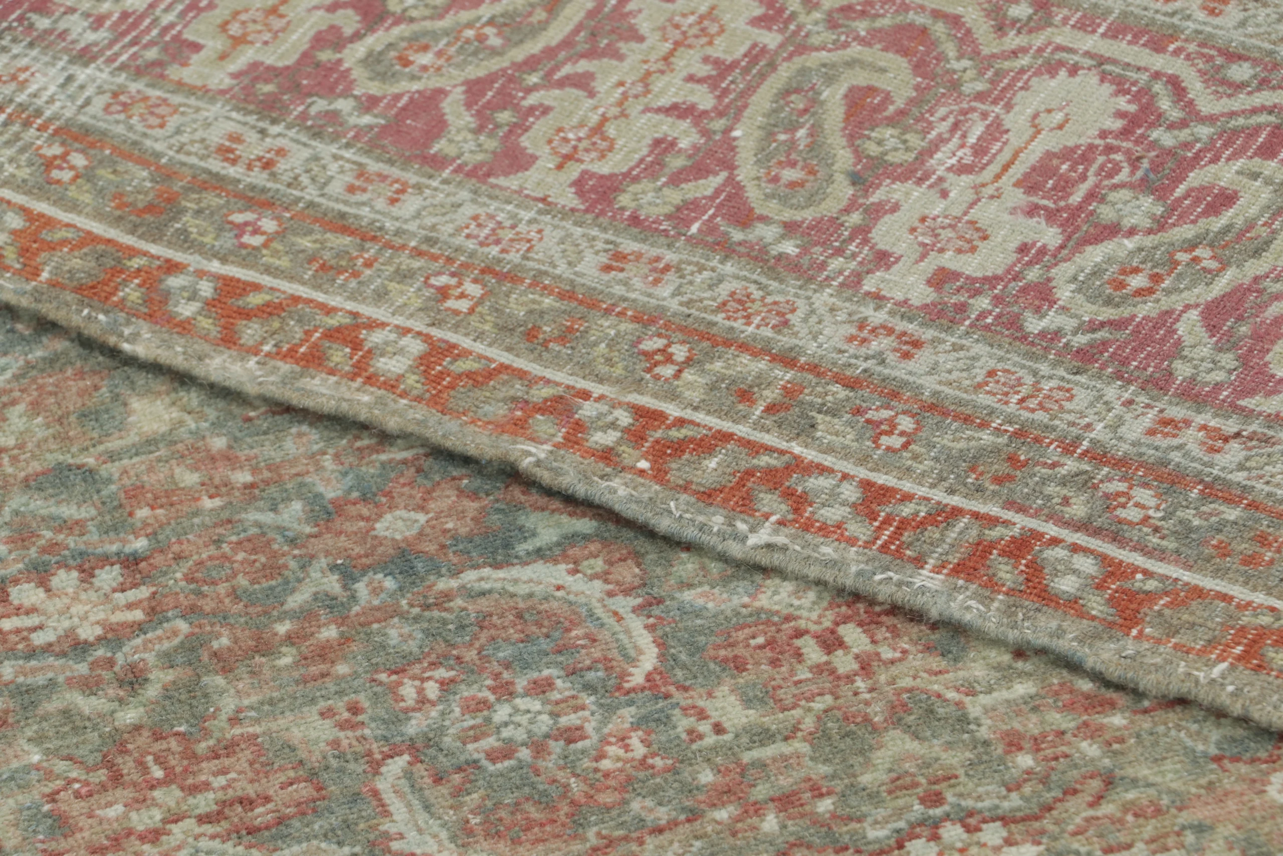 Oversized Antique Persian Mashad Rug