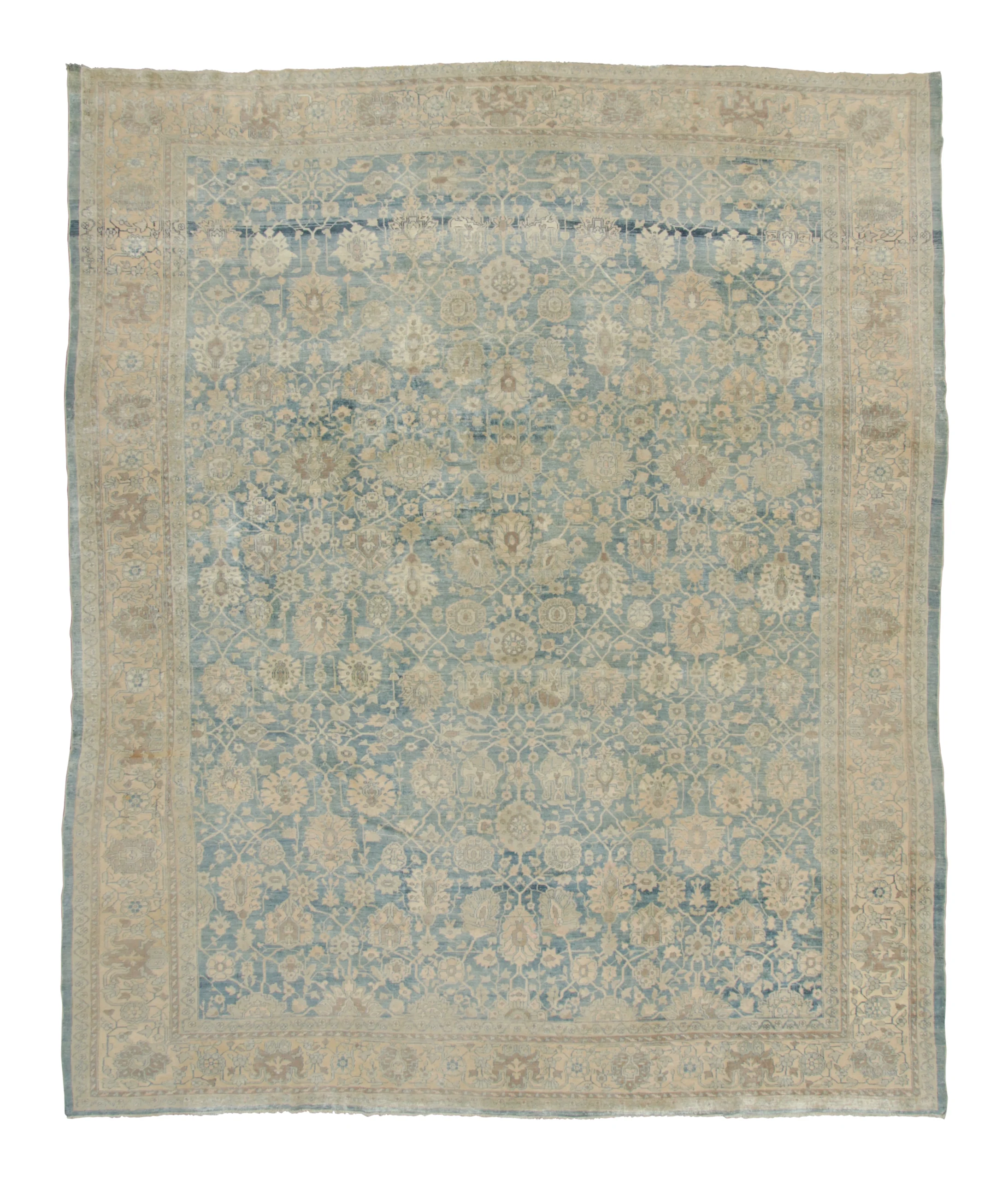Oversized Antique Persian Tabriz Rug