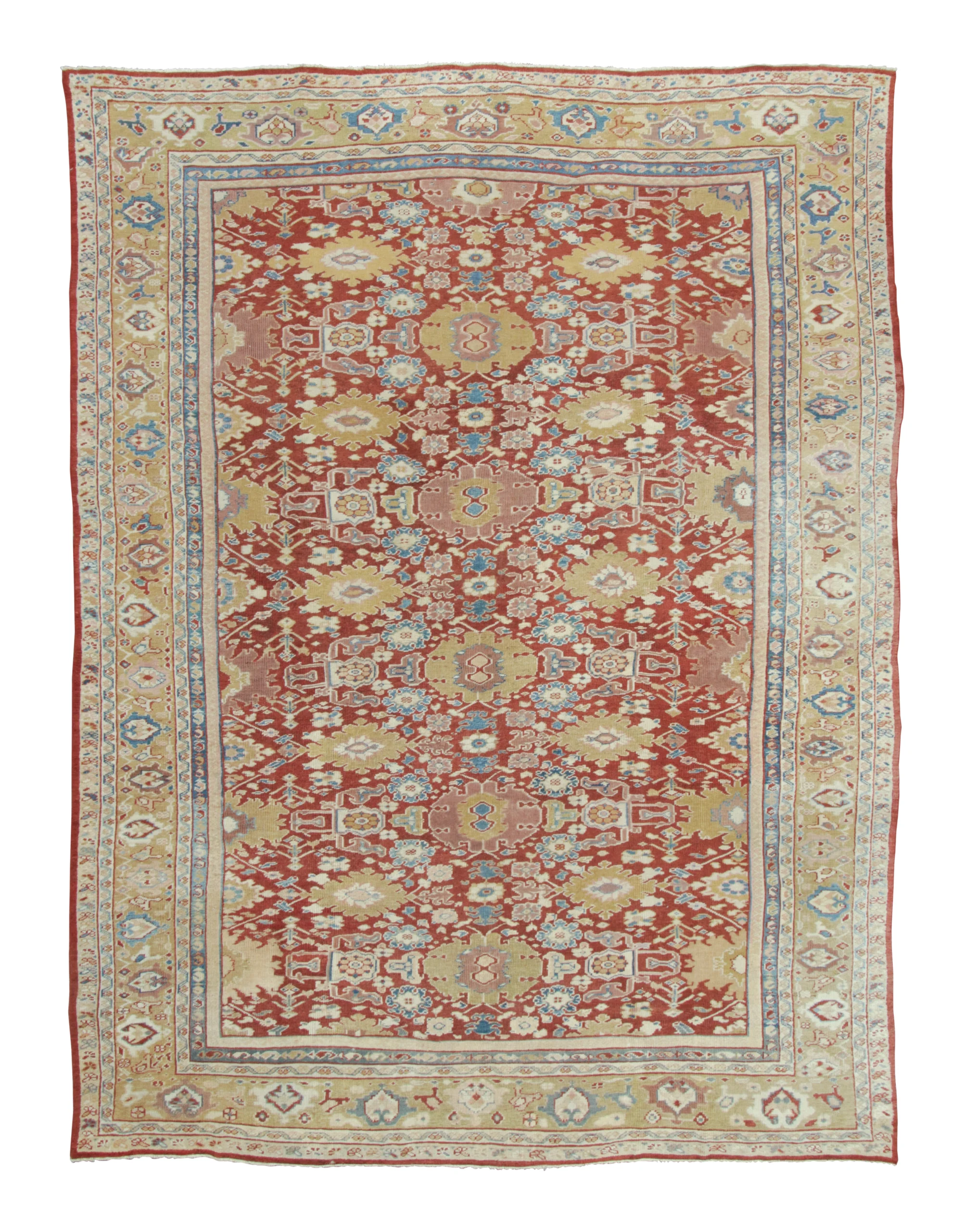 Antique Persian Sultanabad Rug