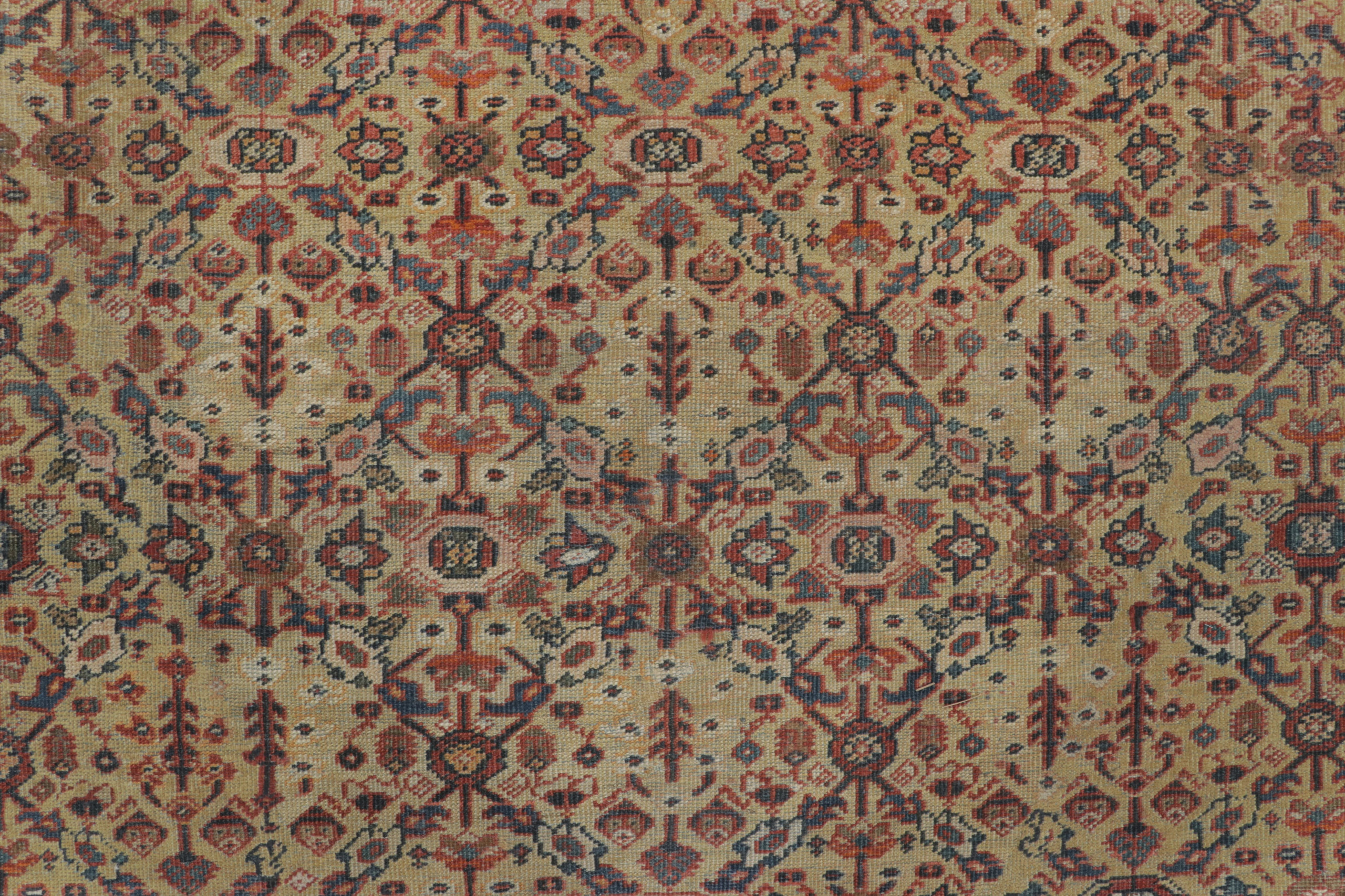 Antique Persian Mahal Rug