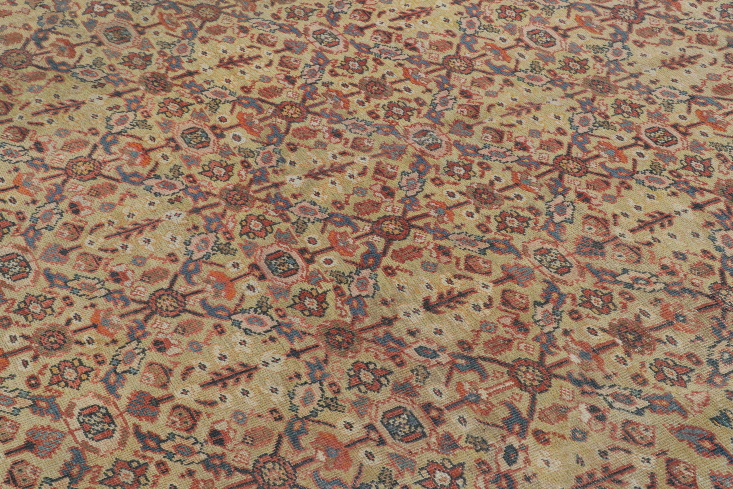 Antique Persian Mahal Rug