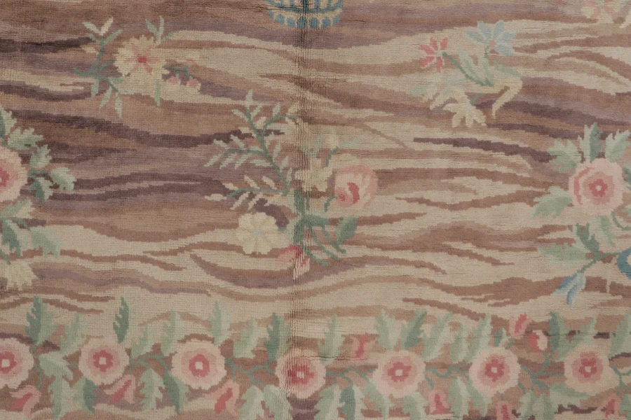 Modern Spanish Floral Rug