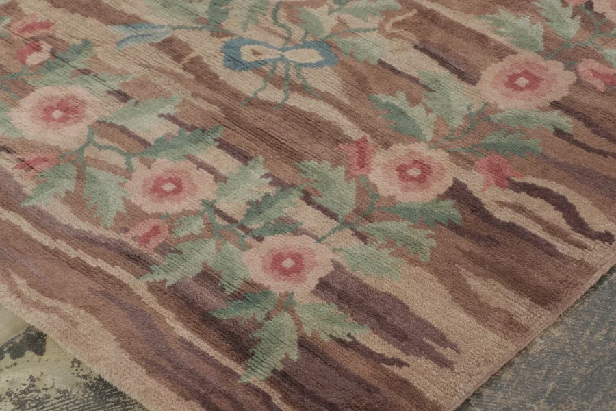 Modern Spanish Floral Rug