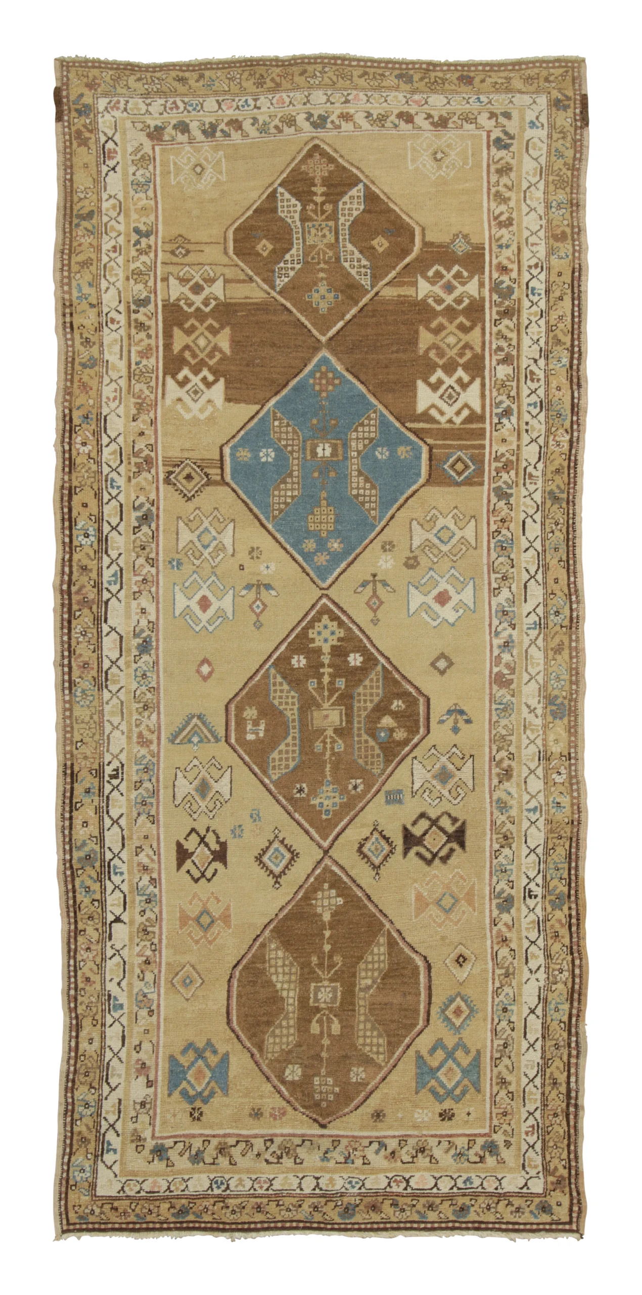 Antique Kurdish Persian Runner
