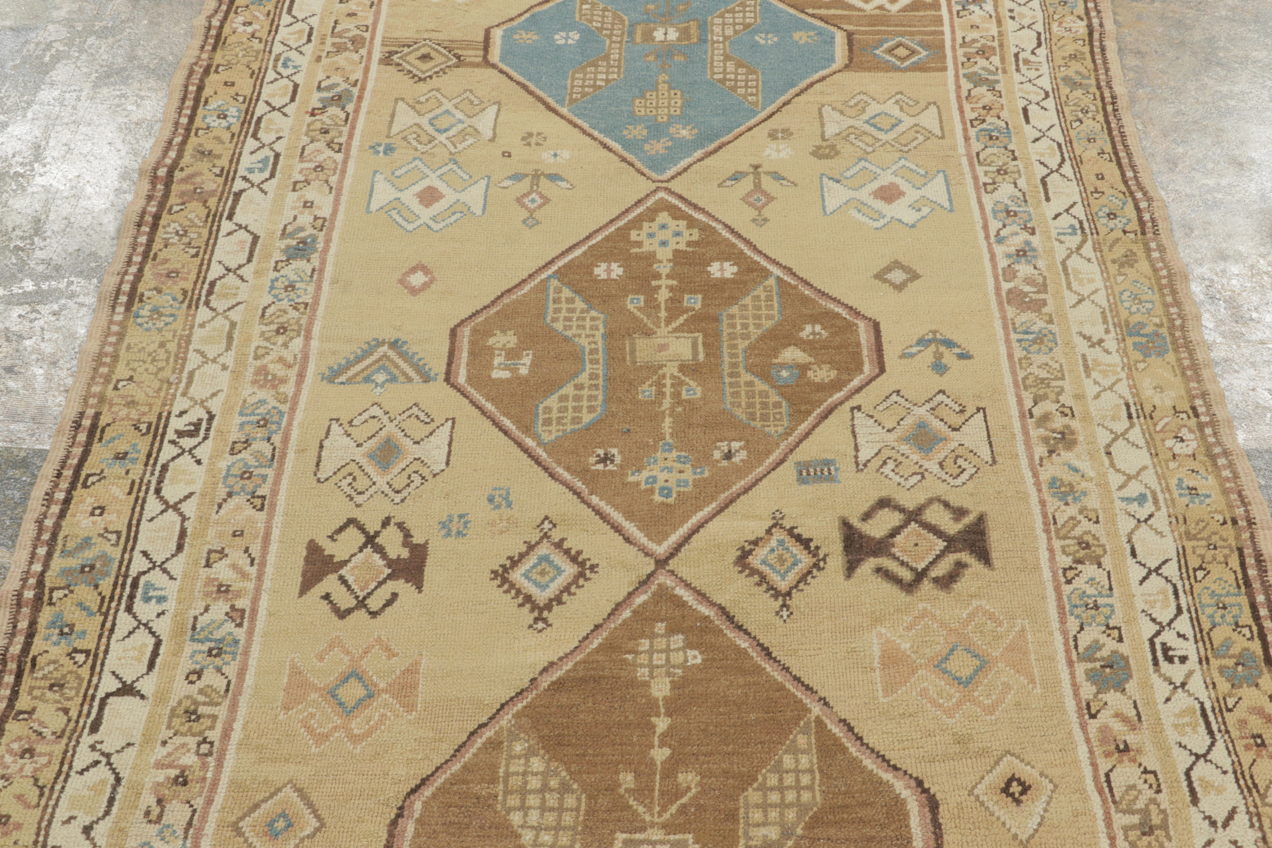 Antique Kurdish Persian Runner