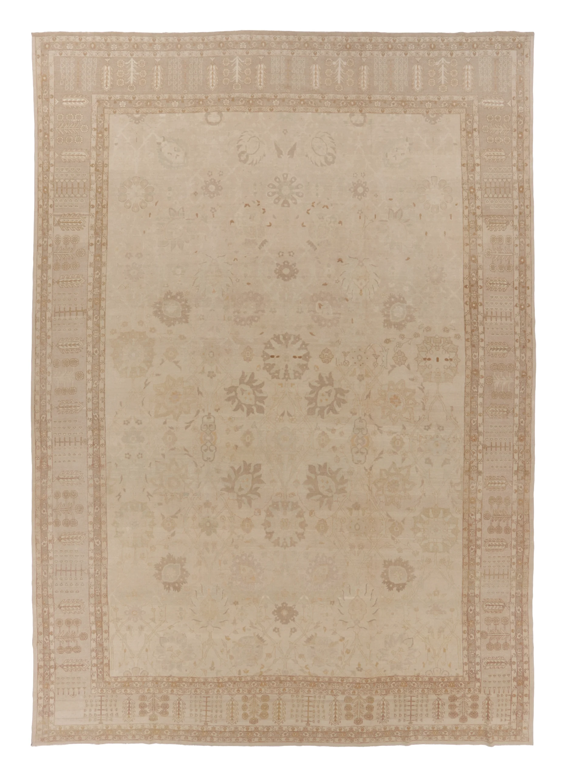 Oversized Vintage Oushak Rug