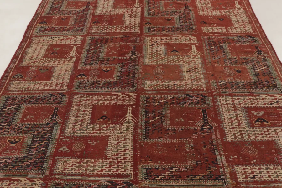 Antique Caucasian Soumak Rug