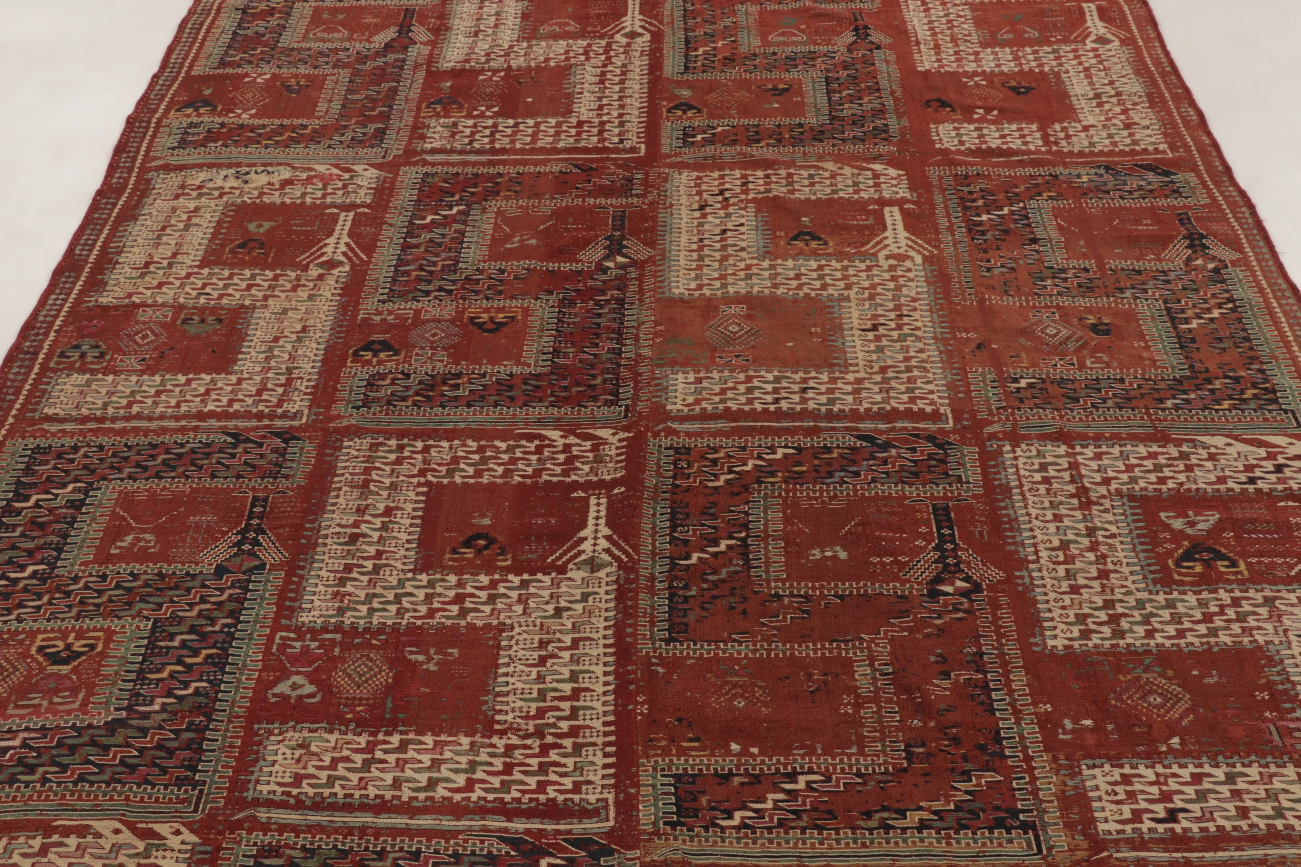 Antique Caucasian Soumak Rug