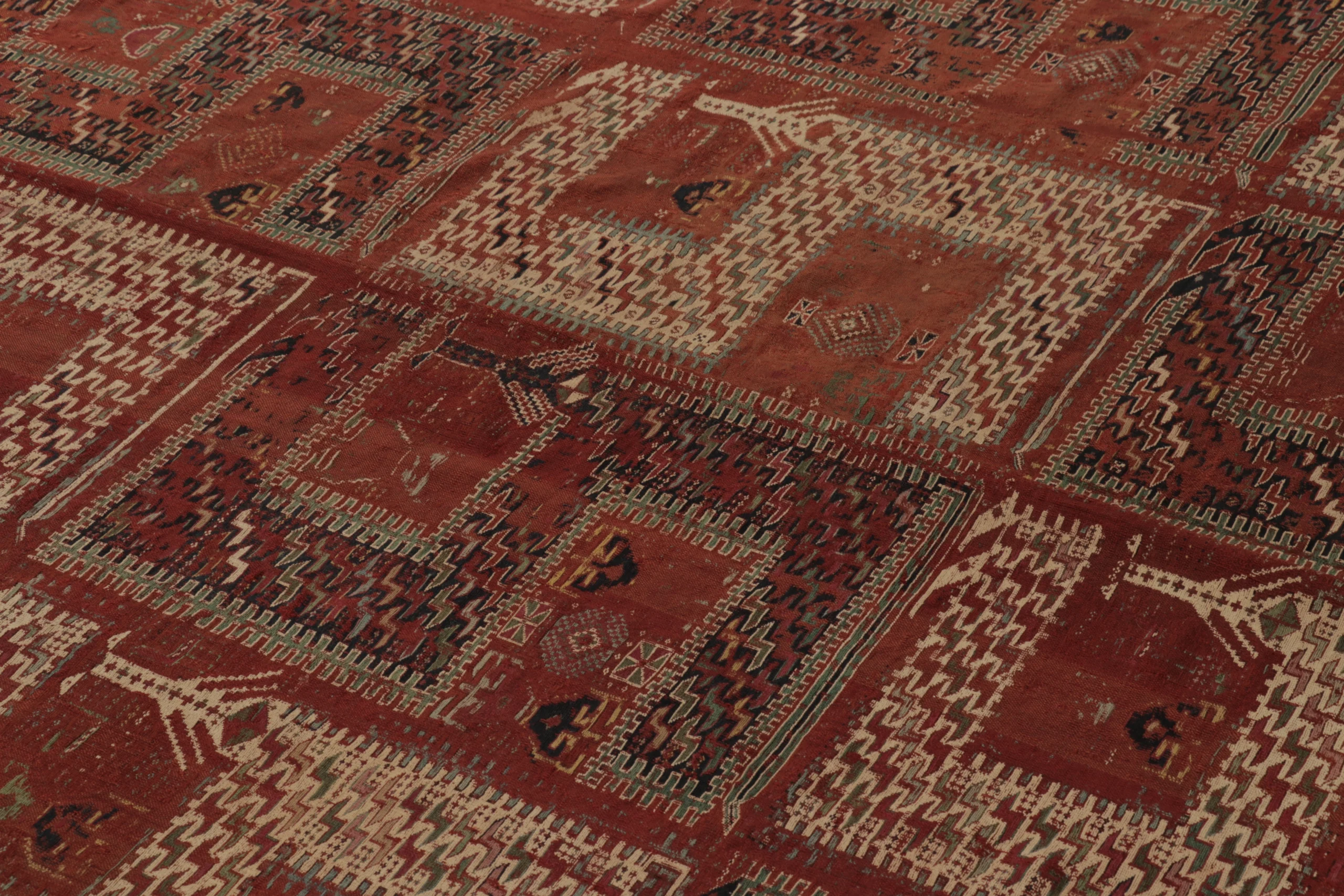 Antique Caucasian Soumak Rug