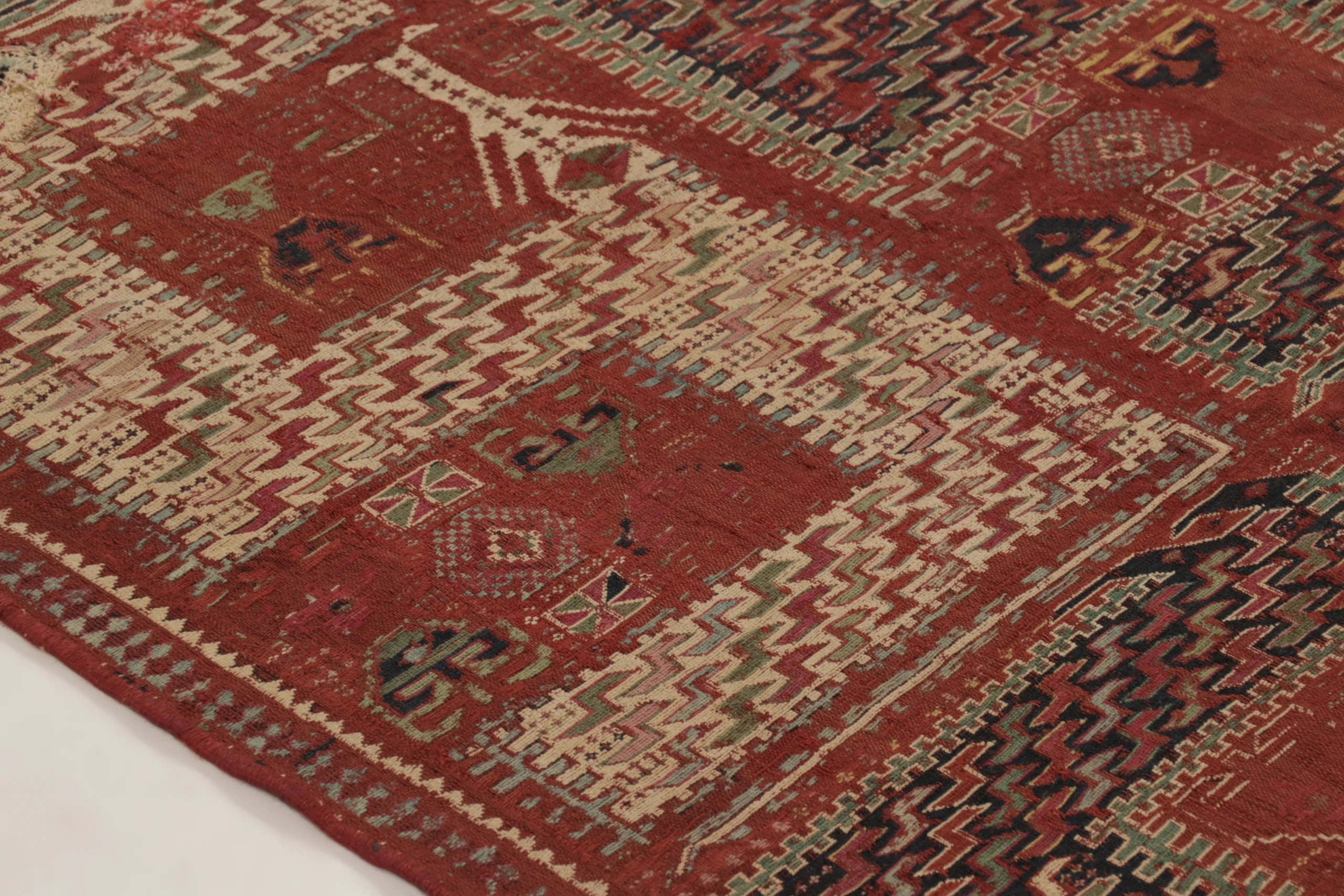 Antique Caucasian Soumak Rug