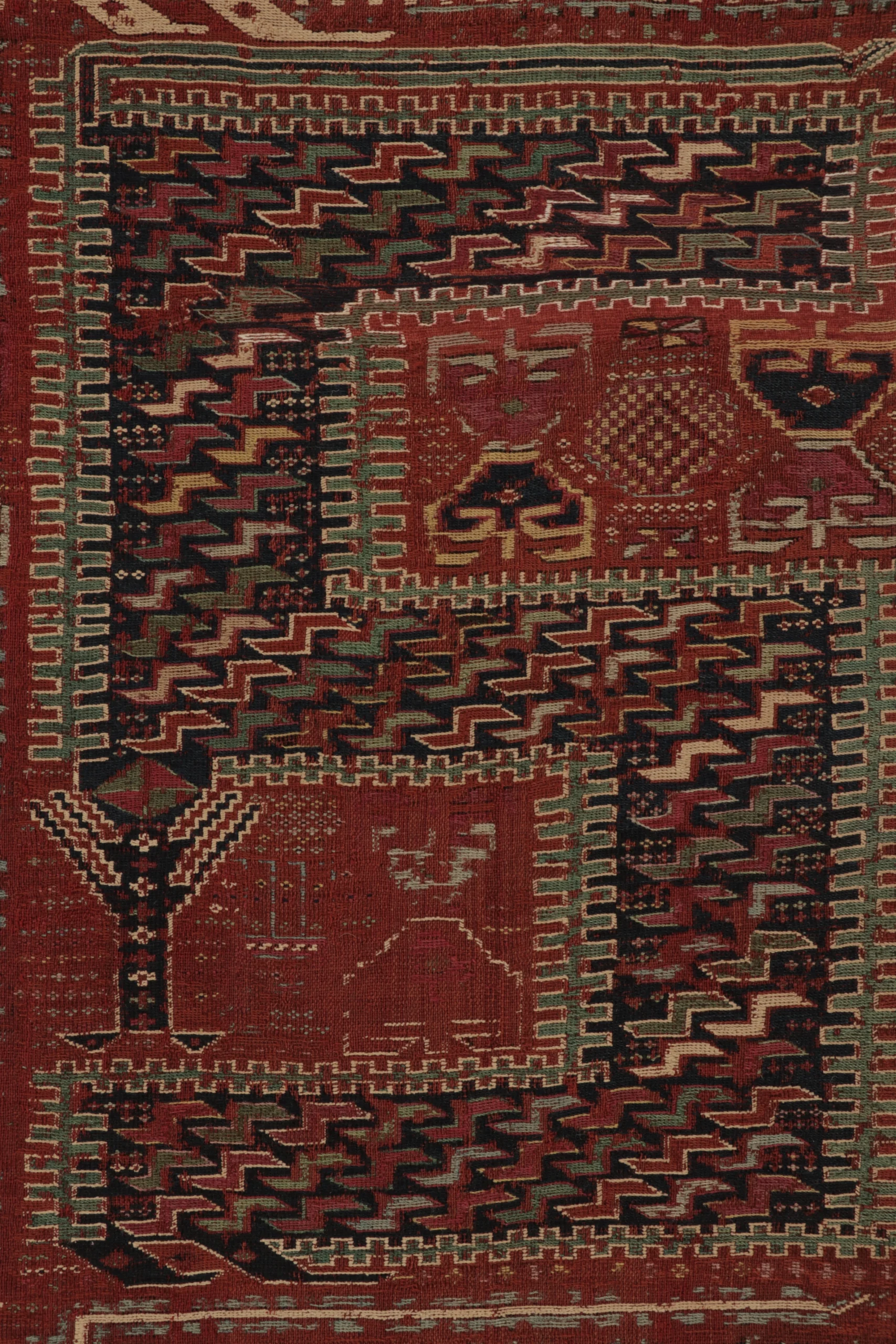 Antique Caucasian Soumak Rug