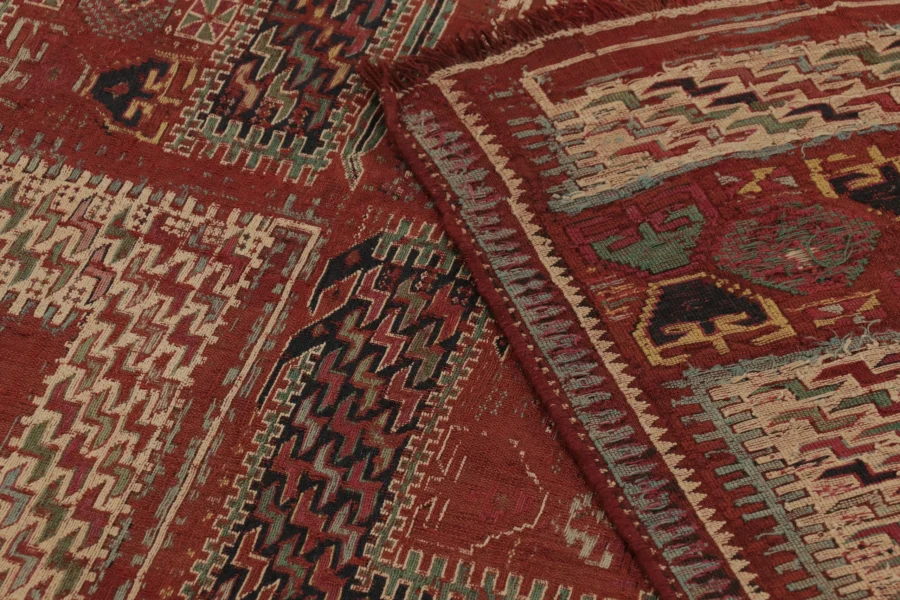 Antique Caucasian Soumak Rug
