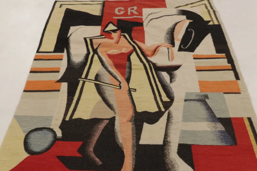 Signed Antique Jean Metzinger Tapestry