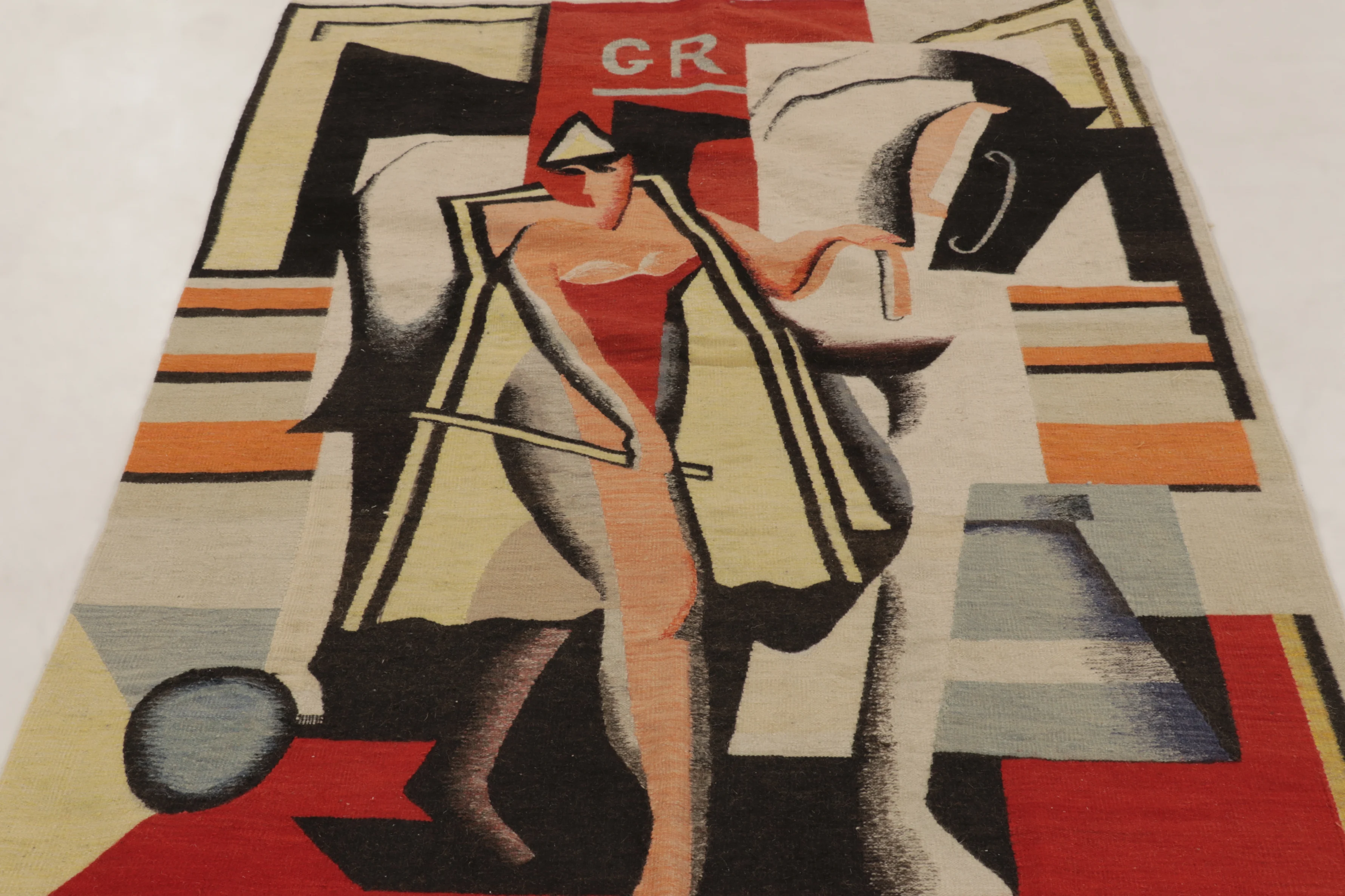 Signed Antique Jean Metzinger Tapestry