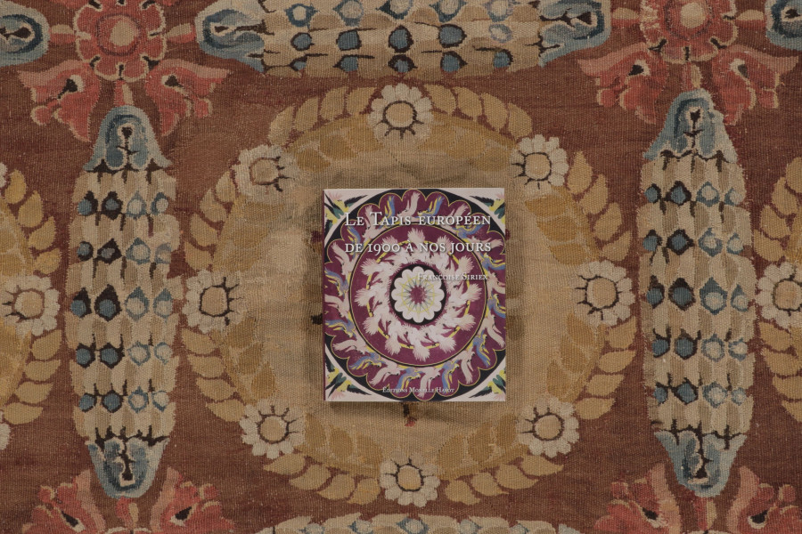 Antique Aubusson Square Rug