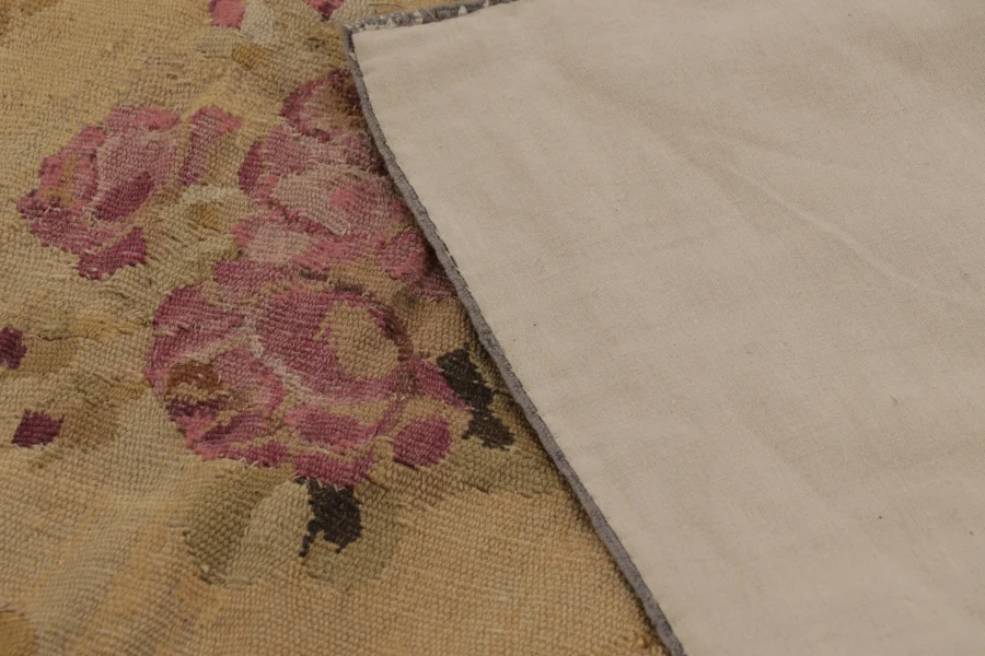 Antique Aubusson Square Rug