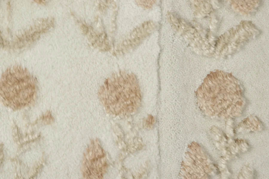 Rug & Kilim’s Block Print Custom Rug Sample - 5032935
