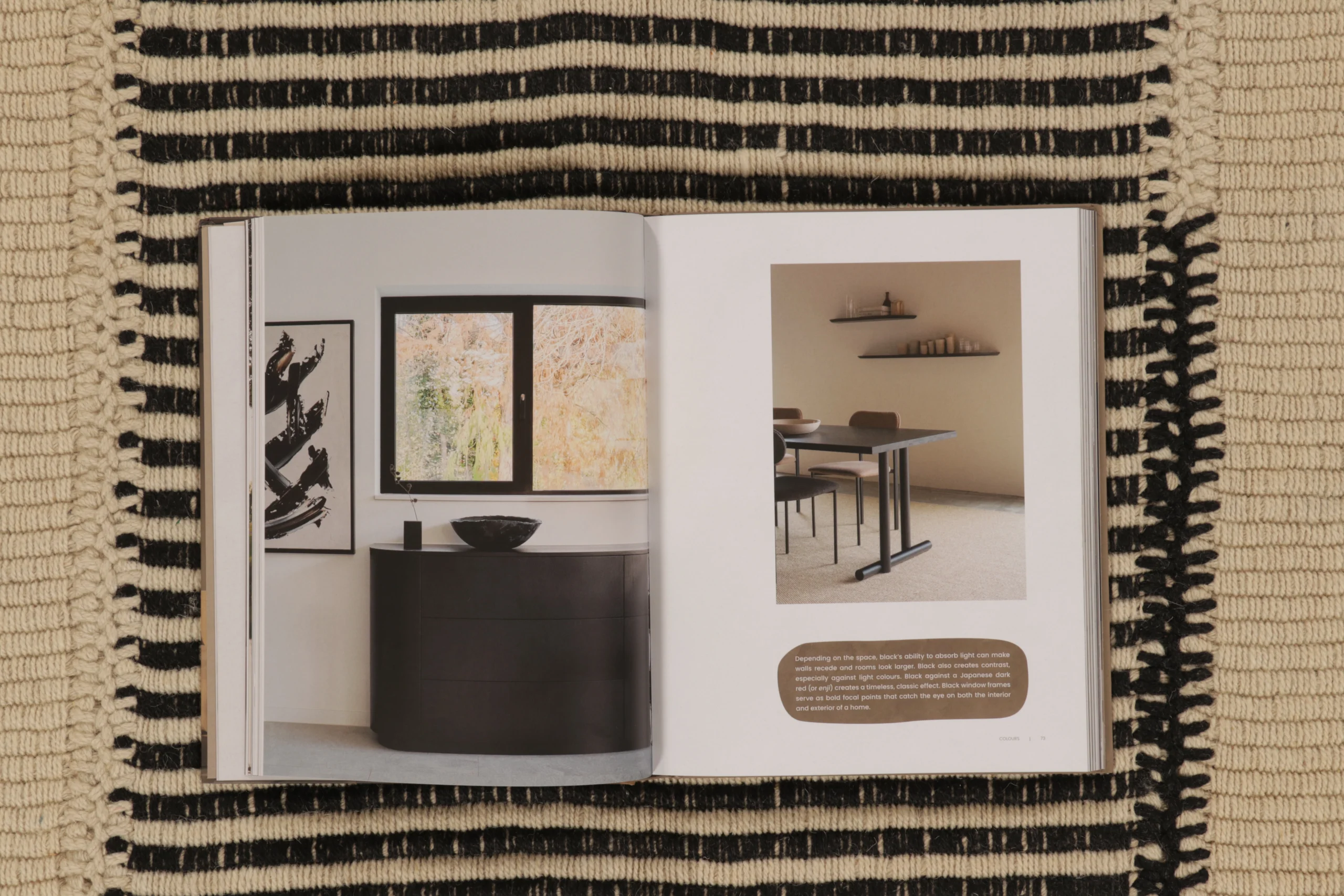 Contemporary Striped Kilim
