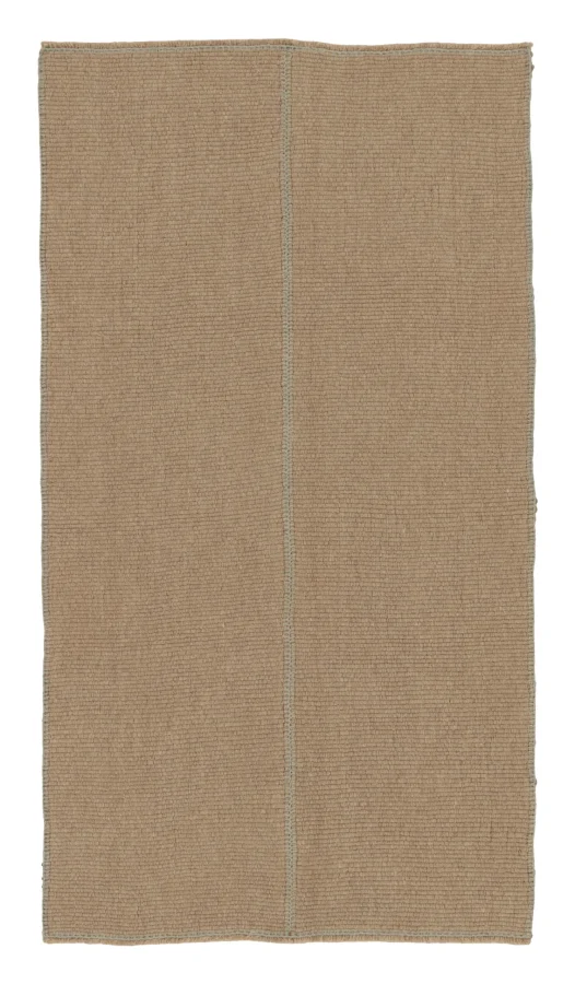 Rug & Kilim's Contemporary Minimalist Rez Kilim with Linear Accent Striped Design